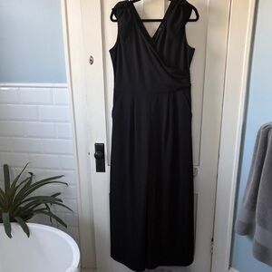 NWT Knitee XL Elegant Black Sleeveless jumpsuit